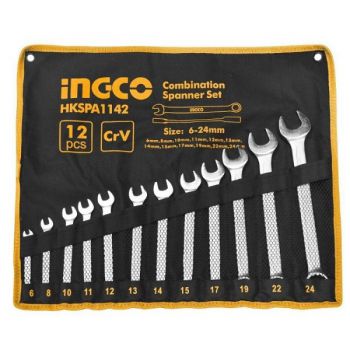 Bộ 12 cờ lê vòng miệng Ingco HKSPA1143