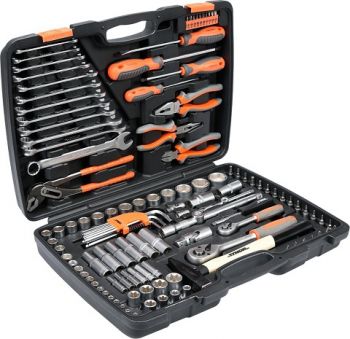 Bộ cờ lê, kềm,tô vít,tay vặn tổng hợp 1/4",1/2" STHOR-58690