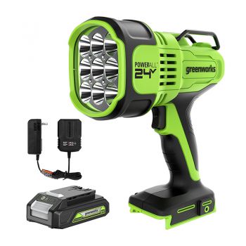 Bộ đèn Pin LED chiếu điểm Spot Light Greenworks 24V Greenworks WLG902