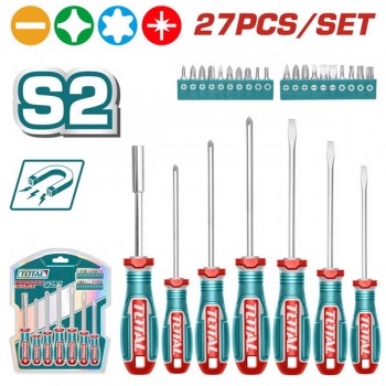 Bộ tua vít 27 chi tiết Total TKSDS2726