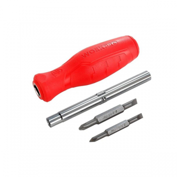 Bộ Tua vít đổi đầu 6 trong 1 thép hợp kim CR-V Workpro WP221066