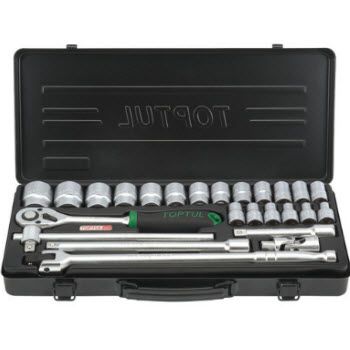 Bộ tuýp lục giác 1/2" 25 món Toptul GBB25150