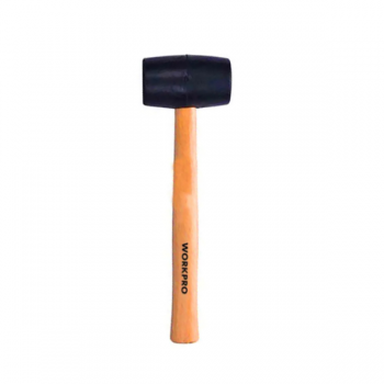 Búa cao su đầu đen tay gỗ 450gram (16OZ) Workpro WP241039