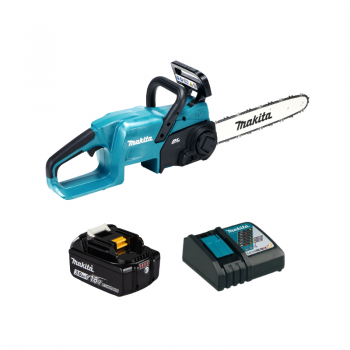 Combo Makita 09 - Máy Cưa Xích Dùng Pin DUC357 + Pin 3.0Ah + Đế Sạc Nhanh
