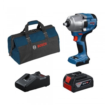Combo Máy Vặn Bu Lông Pin Bosch GDS 18V-780 + 1 Pin 4.0Ah + 1 Sạc Nhanh