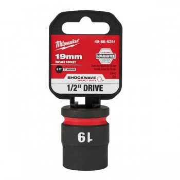 Đầu khẩu siết bu lông 1/2" Milwaukee Impact 49-66-6251 (19x48mm)