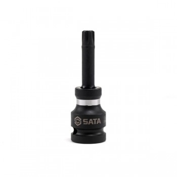 Đầu tuýp cốt vuông 1/2" ra mũi lục giác sao T30 dài 75mm SATA 35426
