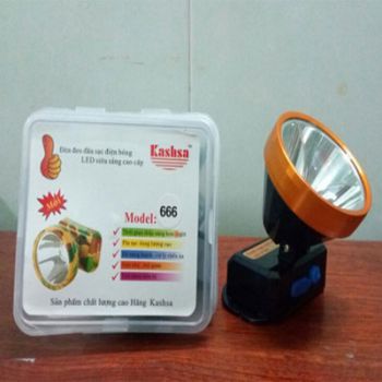Đèn pin siêu sáng đội đầu 666