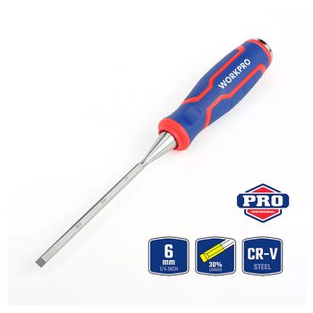 Dùi đục gỗ 1/4 inch 6mm Workpro WP243004