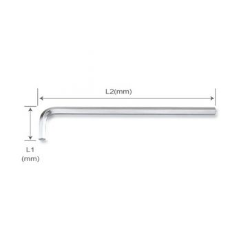 Lục giác chữ L (dài) 17mm TOPTUL AGAE1734