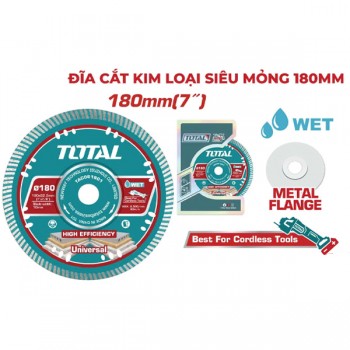 Lưỡi cắt đá 180(7'')X22.2mm Total TAC061801