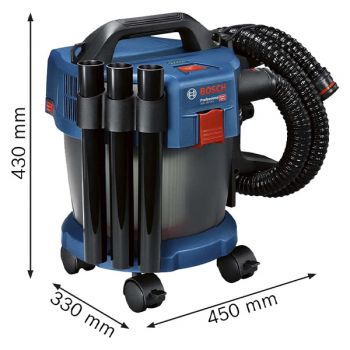 Máy hút bụi dùng pin Bosch GAS 18V-10 L Premium (SOLO)