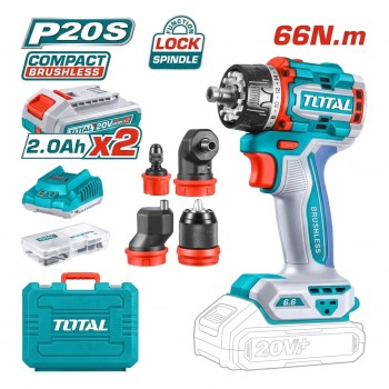 Máy khoan đa năng 4 đầu dùng pin Total TDLI206686 (2 Pin 2.0Ah, 1 Sạc)
