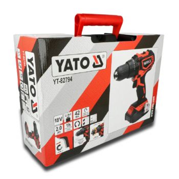 Máy khoan vặn vít dùng pin 18V Yato YT-82794