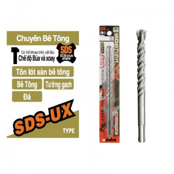 Mũi khoan bê tông 4 cạnh 11mm Unika UX11.0x160 (SDS Plus)