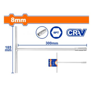 Tay vặn chữ T đầu lục giác WadFow WTH1108 8mm