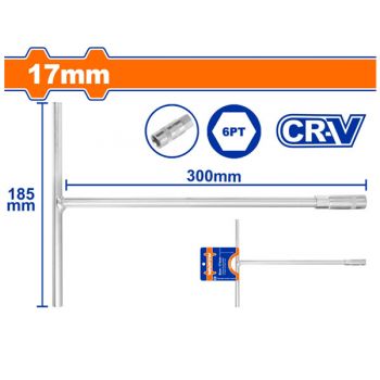Tay vặn chữ T đầu lục giác WadFow WTH1117 17mm