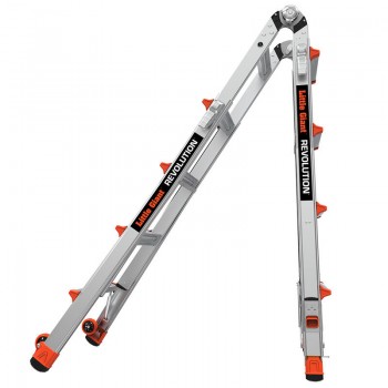 Thang nhôm rút chữ A Little Giant Revolution M17