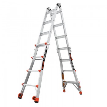 Thang nhôm rút chữ A Little Giant Revolution M17