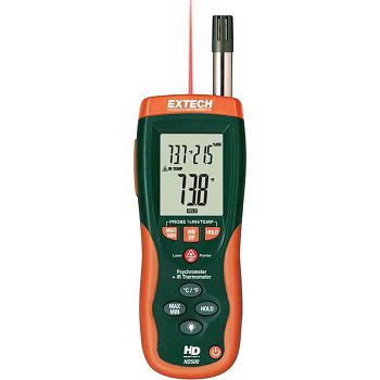 Thiết Bị Đo Độ Ẩm Kết Hợp Nhiệt Kế Hồng Ngoại Extech - HD500