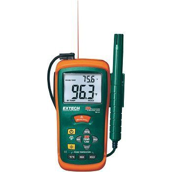 Thiết Bị Đo Độ Ẩm Kết Hợp Nhiệt Kế Hồng Ngoại Extech -RH101