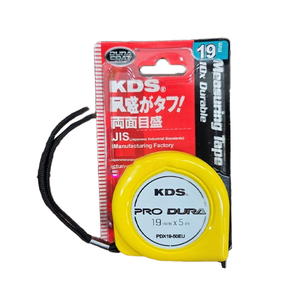 Thước cuốn thép 5.0m KDS PDX19-50 EU (Hệ met, inch 2 mặt)