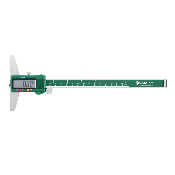 Thước kẹp điện tử đo độ sâu SATA 91552 0-200mm