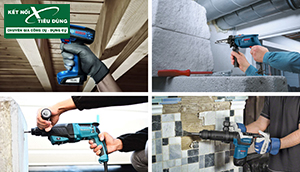 Tổng quan về ưu - nhược điểm của các dòng máy khoan cầm tay