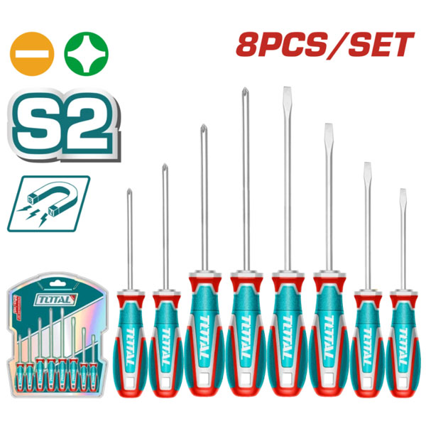 Bộ 8 tua vít Total TKSDS0846