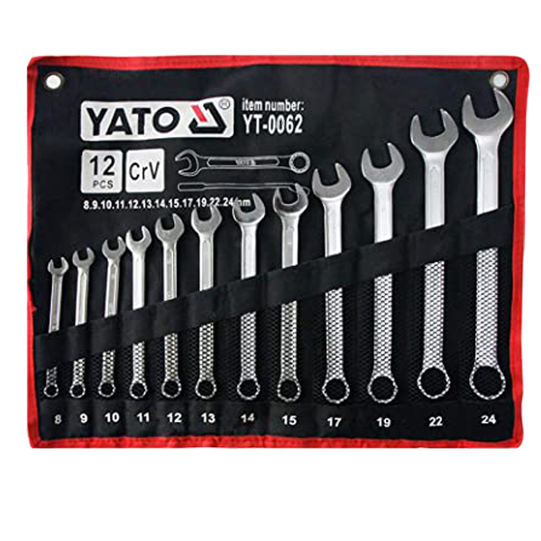 Bộ cờ lê vòng miệng 12 món YATO YT-0062