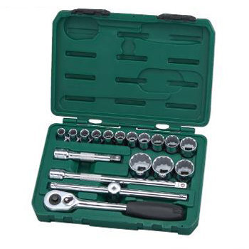 Bộ đầu tuýp  18 chi tiết sata 09204 1/2"