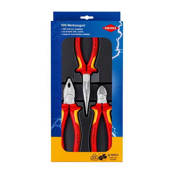 Bộ kìm điện Electro Knipex 00 20 12