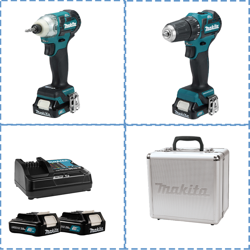 Bộ máy khoan vặn vít Makita CLX205SX2