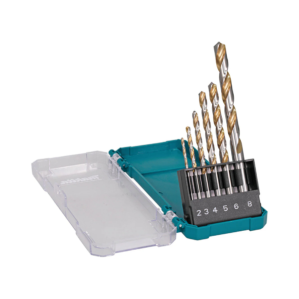 Bộ mũi khoan kim loại HSS-G phủ Titanium Makita D-77241