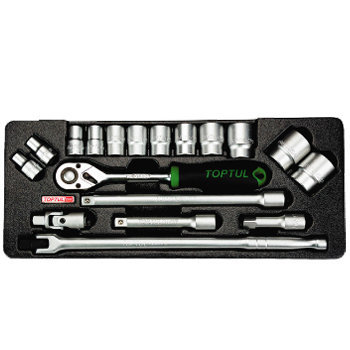Bộ túyp lục giác 18 món Toptul GCAT1801