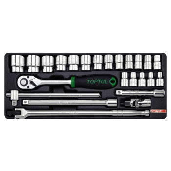 Bộ túyp lục giác 24 món Toptul GCAT2402