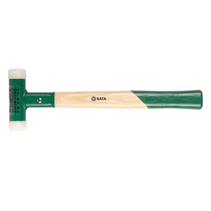 Búa cao su tay cầm bằng gỗ SATA 92604 50mm