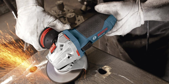 Cách dùng máy mài góc Bosch để mài sắc dụng cụ kim loại
