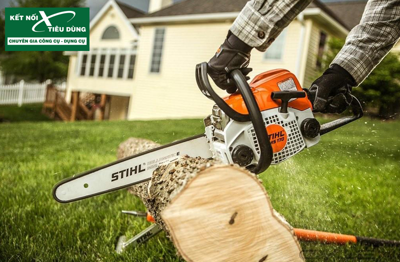 Cách sử dụng máy cưa xích cơ bản