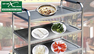 Chọn mua xe đẩy nào cho nhà hàng tiệc cưới?