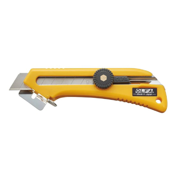 Dao Cắt Công Nghiệp Đế Lưỡi Phẳng Tùy Chỉnh Độ Sâu Cắt 18mm OLFA CL