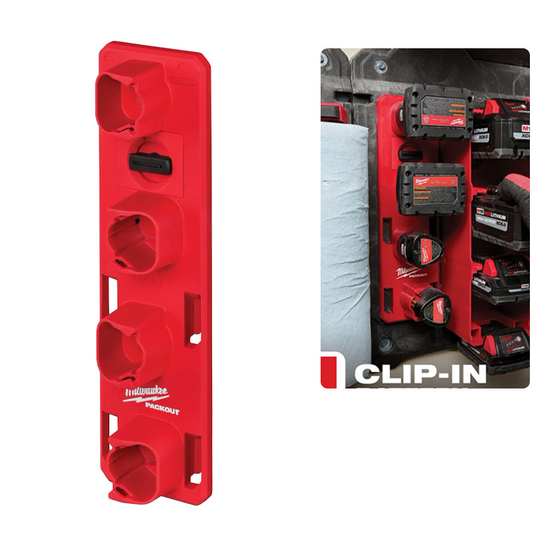 Giá đở pin M12 4 ngăn PACKOUT™ Milwaukee 48-22-8338