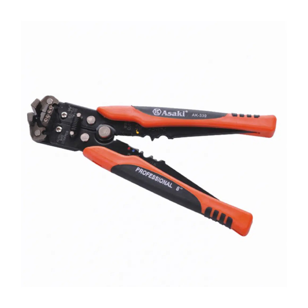 Kềm tuốt dây điện tự động đa năng 8"/200mm Asaki AK-0339