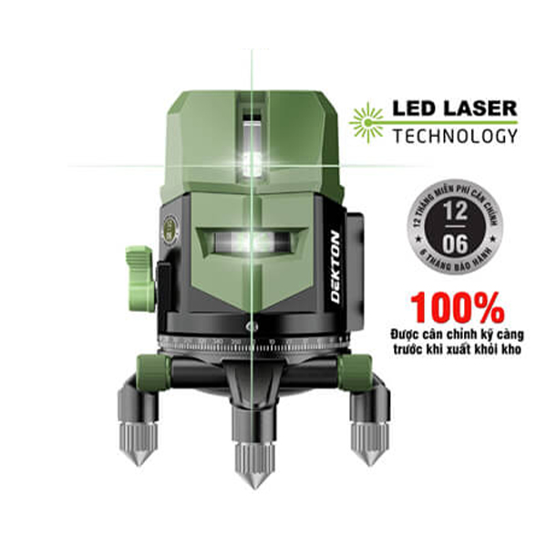 Máy Cân Bằng Laser 5 Tia Xanh Dekton DK-LS0503XPRO