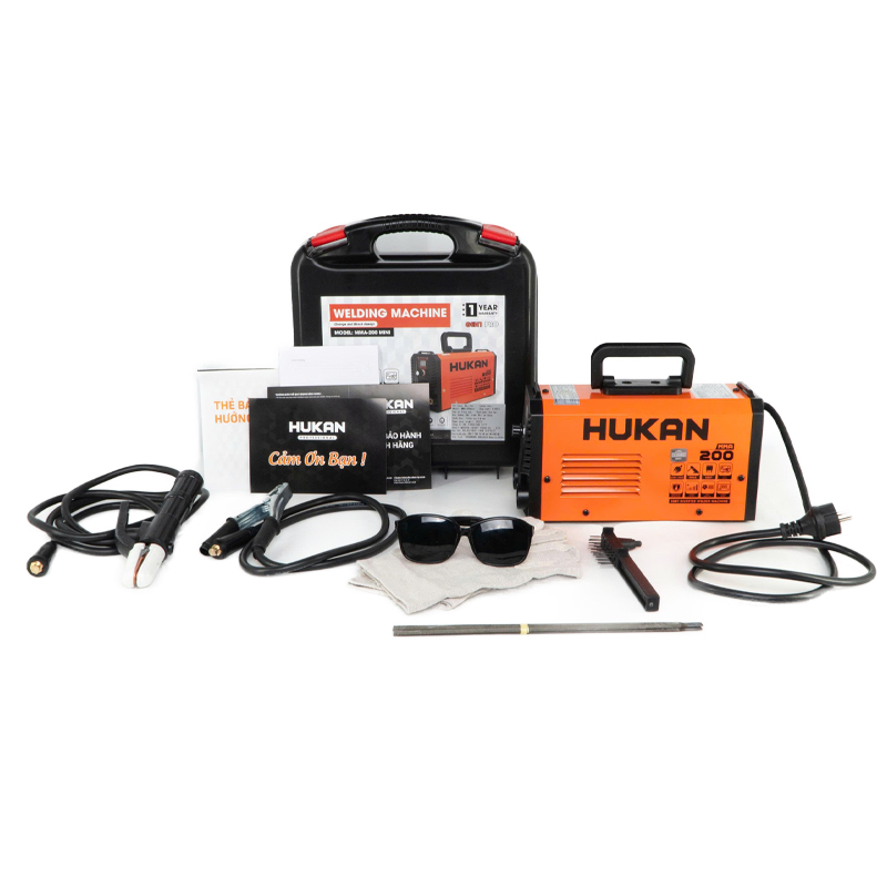 Máy hàn que điện tử mini Hukan MMA-200mini