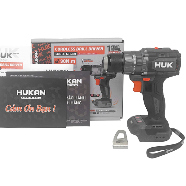 Máy khoan động lực dùng pin 21V Hukan BODY G3-M90 (Chưa Pin & Sạc)