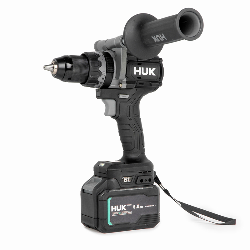 Máy khoan động lực dùng pin 21V Hukan G3-F165PRO (1 Pin 6.0Ah, 4.0Ah & 1 Sạc)