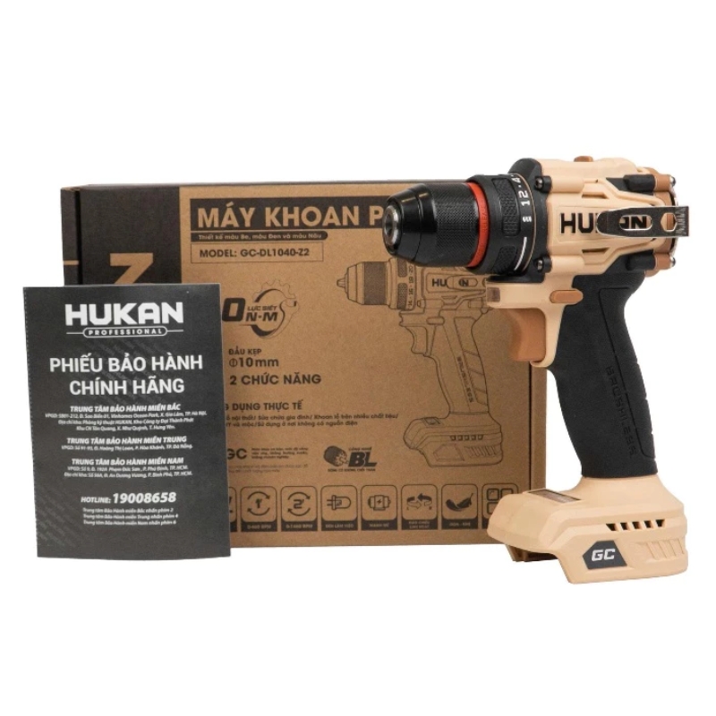 Máy Khoan Pin 21V Hukan GC-DL1040-Z2 (Chưa Pin & Sạc)