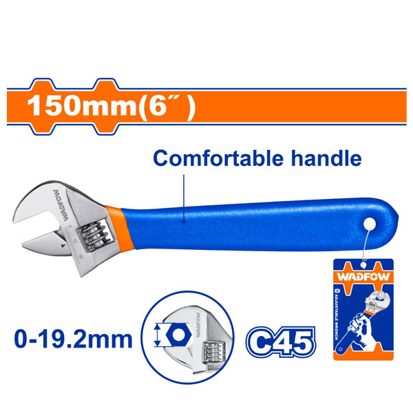 Mỏ lết WadFow WAW5106 150mm(6")