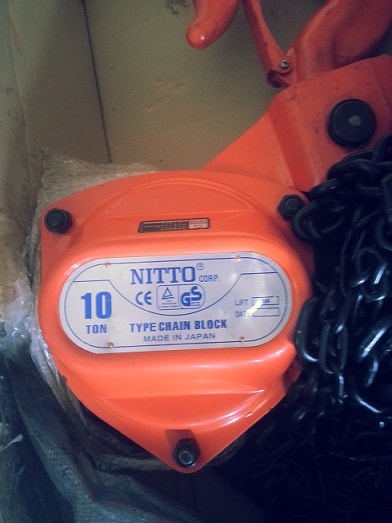 Phân Biệt Pa Lăng Xích Kéo Tay Nitto Chính Hãng